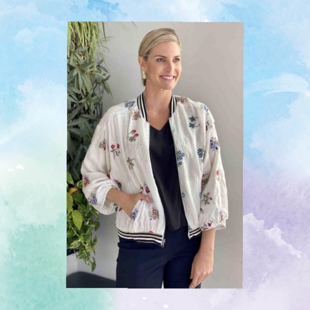 Johnny Was - Reversible Kitty Bomber